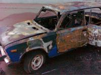 В Таганроге угнали и сожгли автомобиль