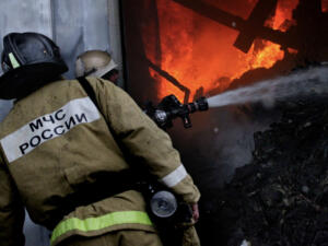 Хозяйственная постройка горела в Таганроге