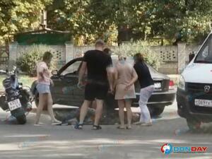 В Таганроге 38-летний мотоциклист пострадал в ДТП с иномаркой