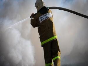 В селе Неклиновского района сгорел частный дом