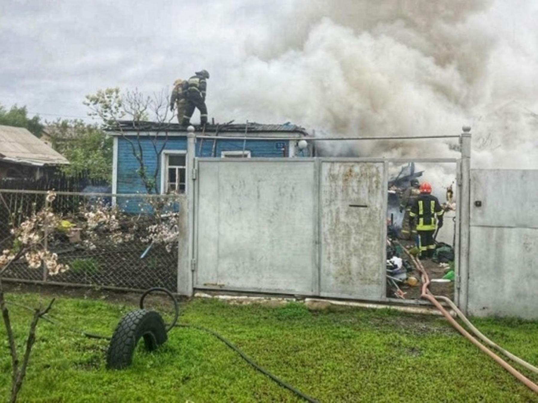 Пожар в частном доме