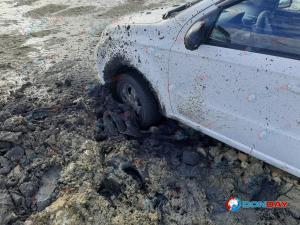 Парень за рулем иномарки увяз на дне Таганрогского залива