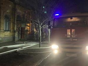 В Таганроге на Греческой сгорел старинный дом Лобанова