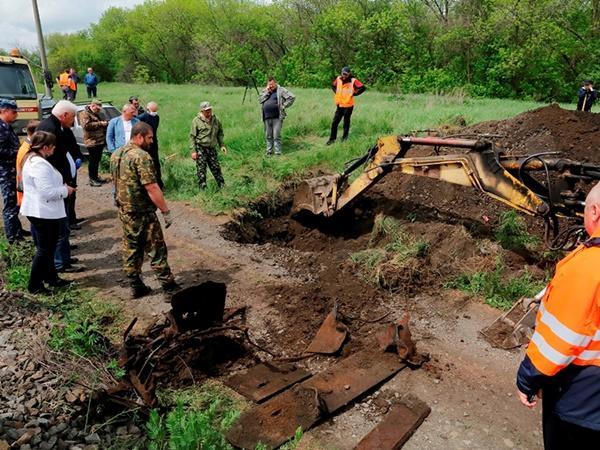 Под Таганрогом нашли обломки взорванного бронепоезда