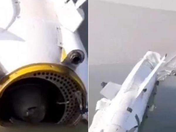 На берегу Таганрогского залива обнаружили части крылатой ракеты