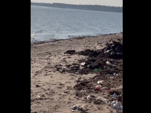 Жители Таганрога пожаловались на состояние береговой линии вдоль переулка Смирновского