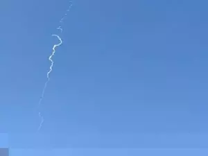 Таганрожцы сообщили об инверсионных следах