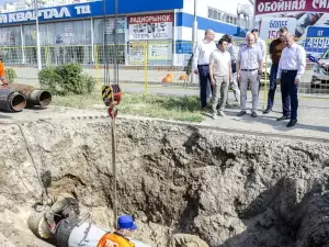 Глава Ростова Александр Скрябин проконтролировал восстановление горячего водоснабжения