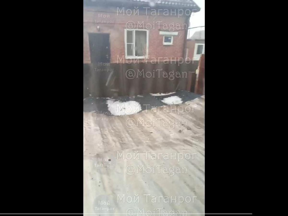Под Таганрогом выпал град