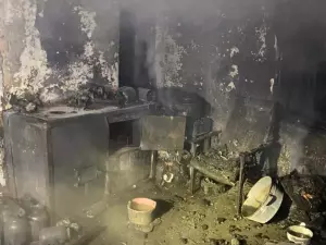 В жутком пожаре под Таганрогом погиб 55-летний мужчина