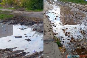 200-метровое озеро образовалось на улице Шило в Таганроге