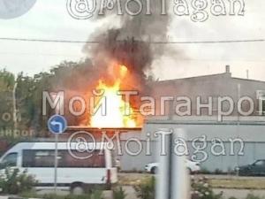 Крупный пожар спустя почти полтора часа потушили в Таганроге